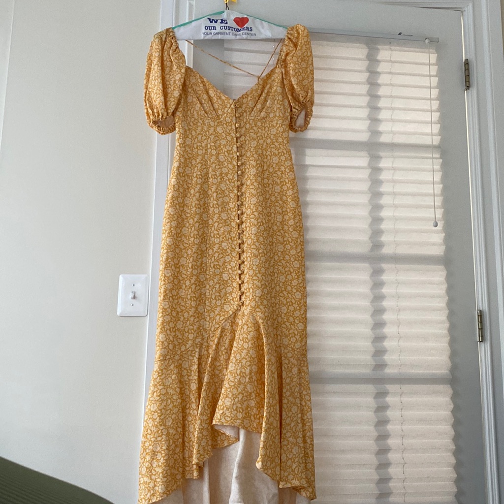Significant Other Jacinta Dress In Champagne Pansy